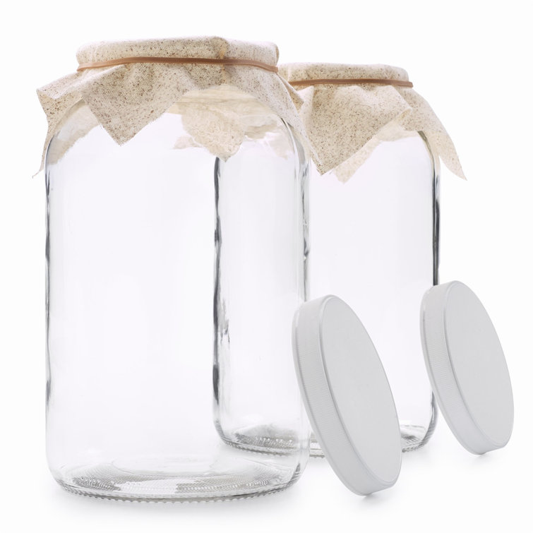 1 2 gallon glass jar with airtight lid